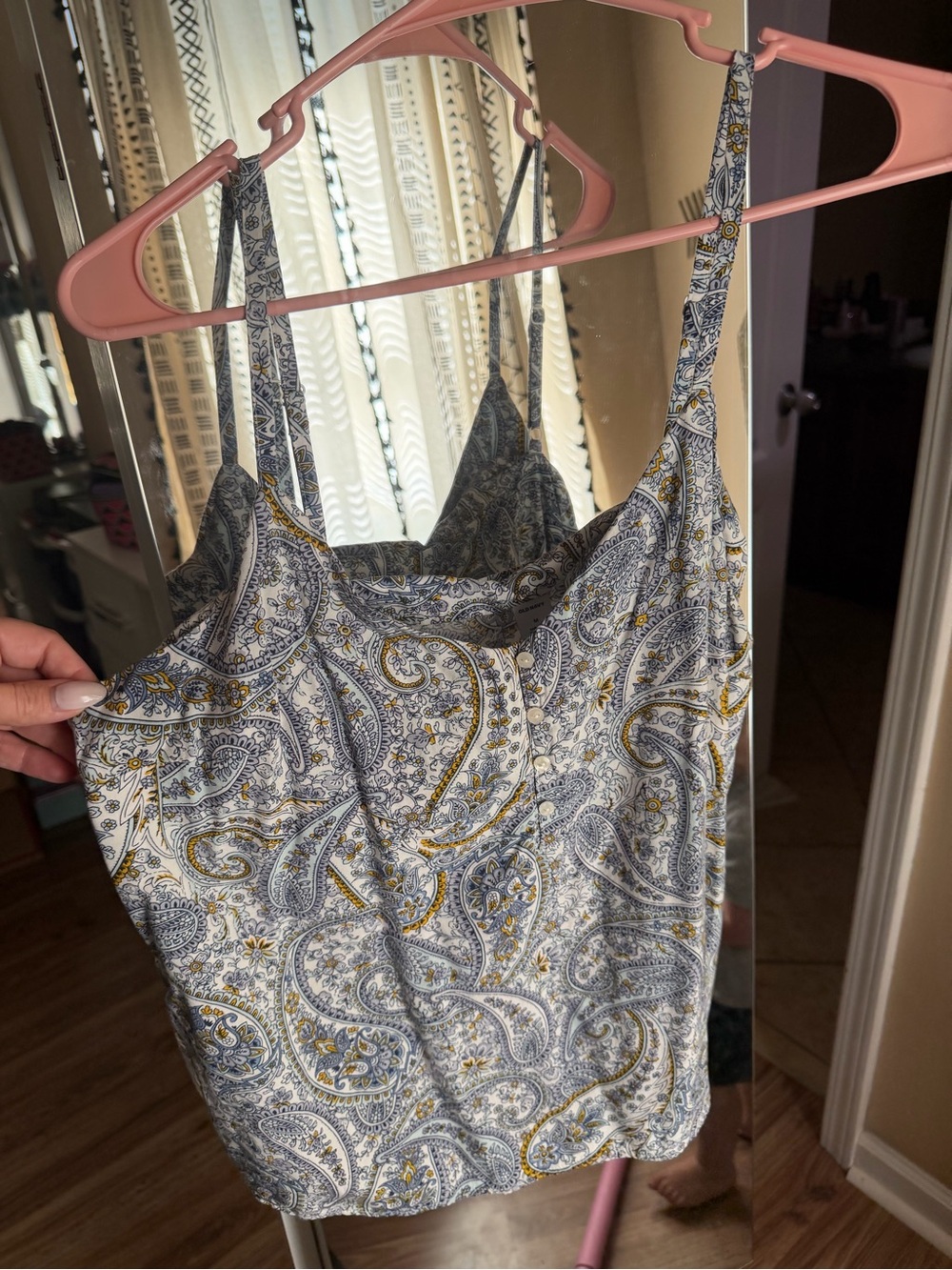 Old Navy Paisley Spaghetti-Strap Camisole